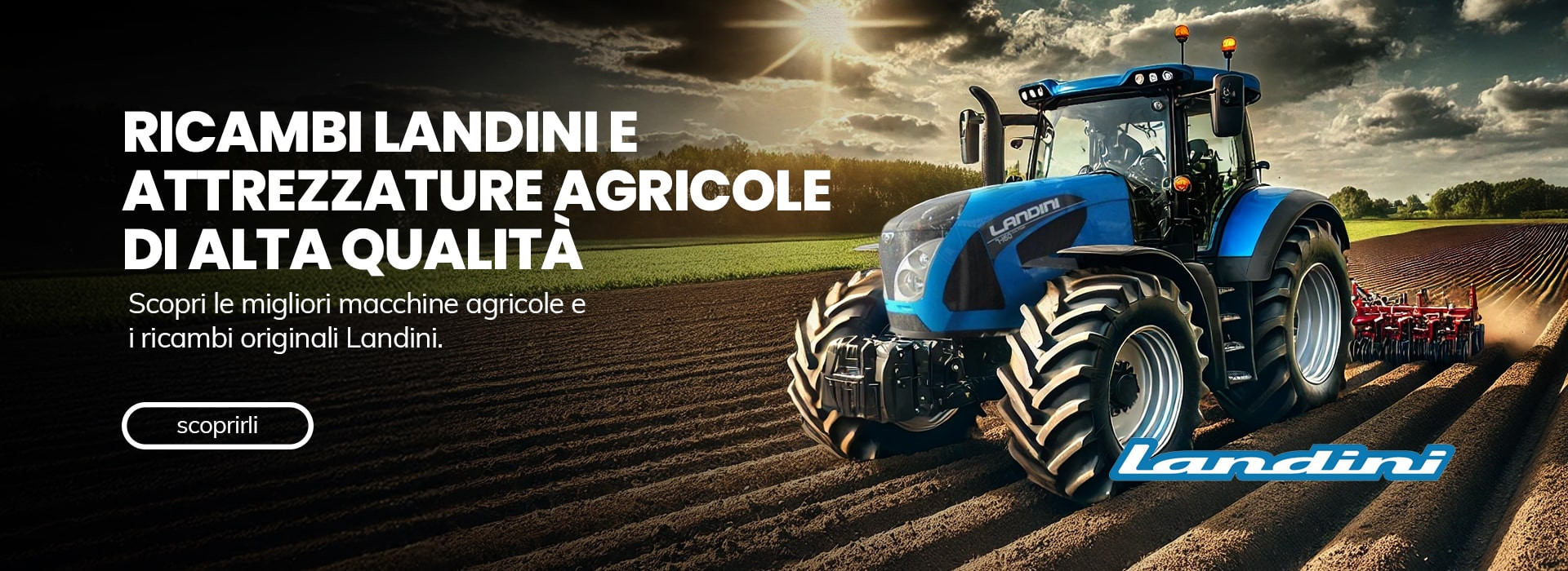 Scopri le migliori macchine agricole e  i ricambi originali Landini.